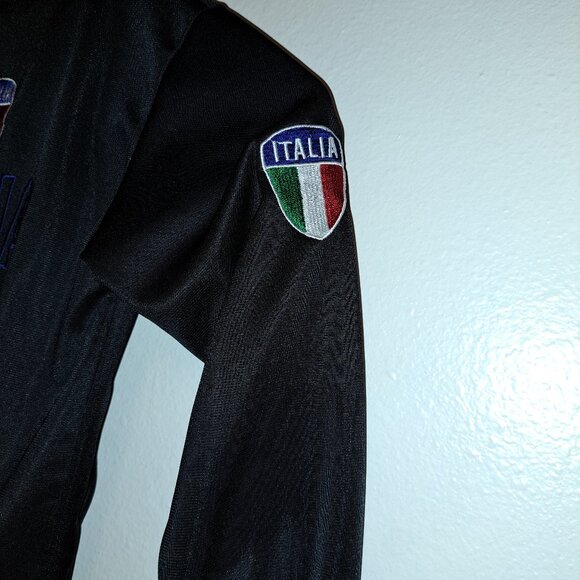 Italia,Italy Full-Zip Youth Embroidered Big Logo Soccer Warmup Track Jacket - Picture 4 of 7